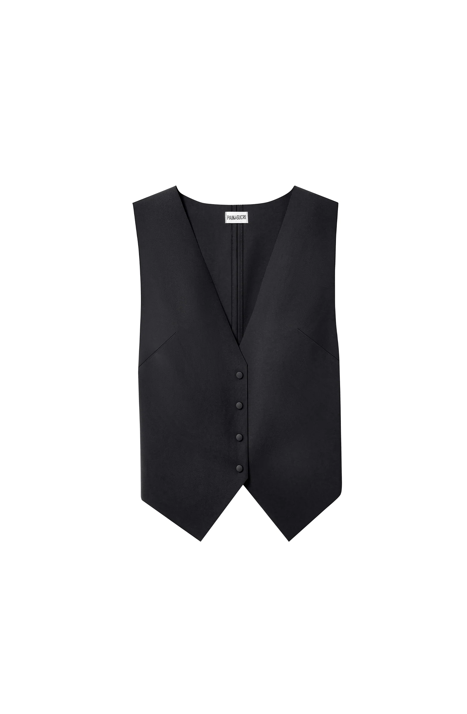 gabie Gilet sans manche noir Noir