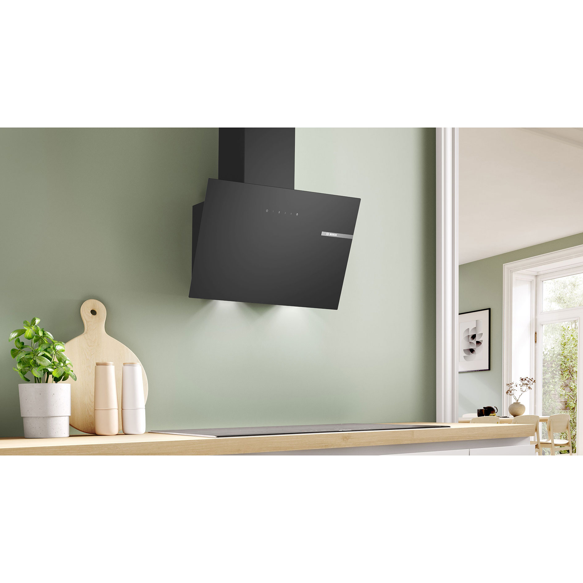 BOSCH Kopffreihaube DWK65DK60 - schwarz - A