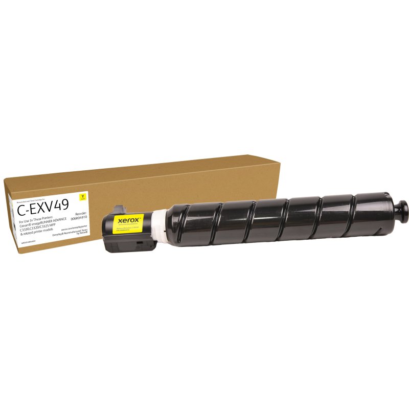 Toner remanufacturé Jaune Everyday™ de Xerox compatible avec Canon C-EXV49 (8527B002), Capacité standard