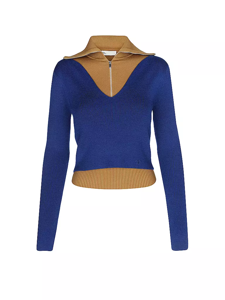 TORY BURCH Troyer Pullover  blau