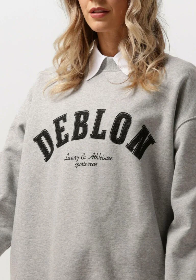 DEBLON SPORTS grijze deblon sports sweater puck sweater