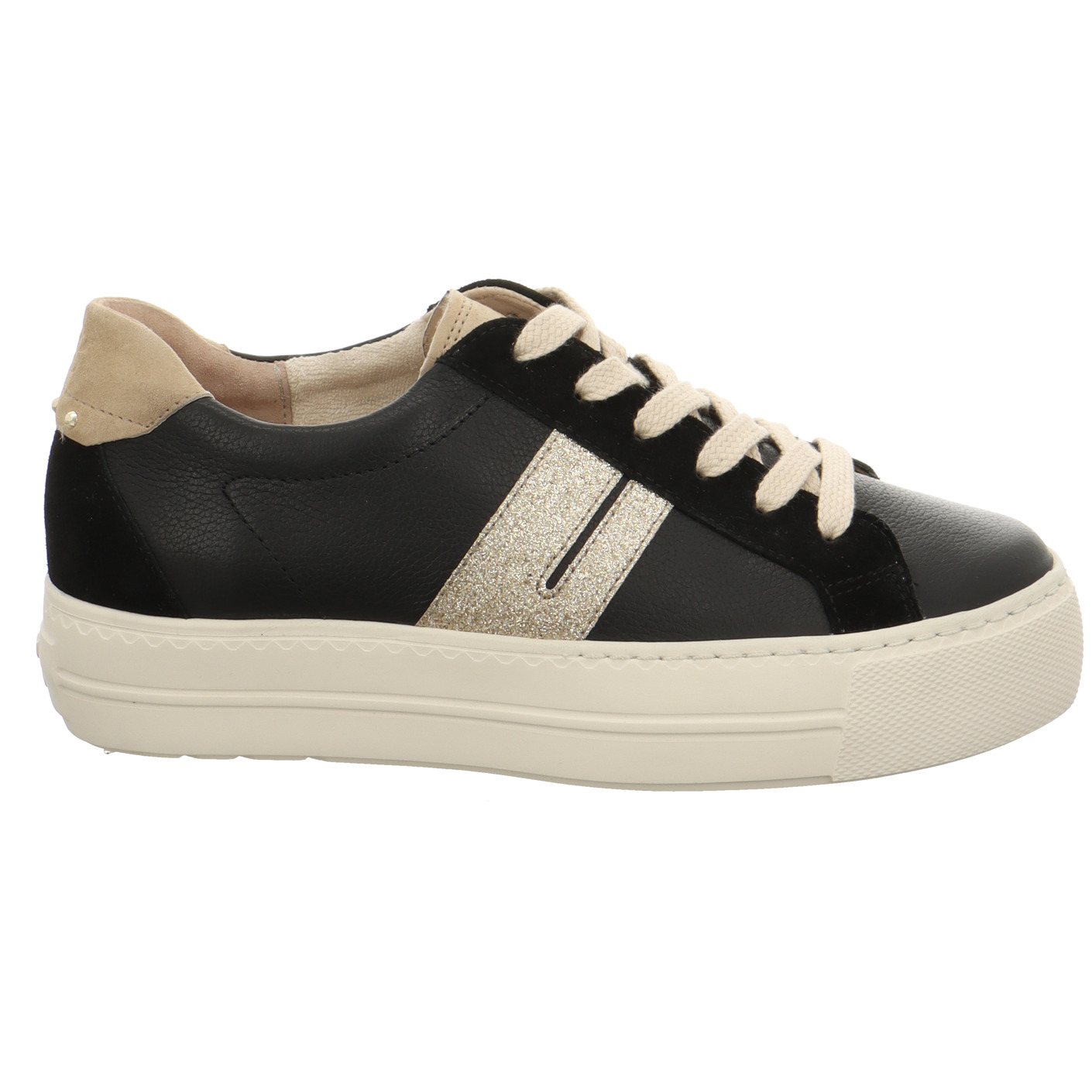 Plateau Sneaker schwarz