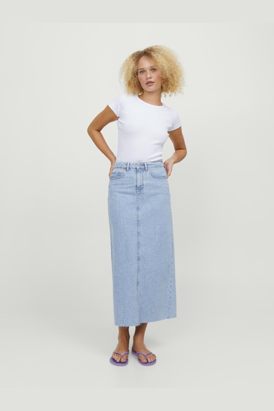 Jjxx Jxfriend Str Ss Rib Tee 4389113 bright white