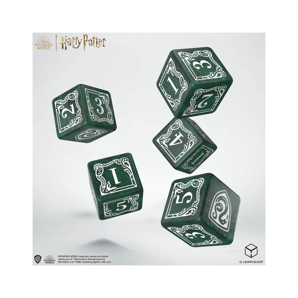 Set de dés Harry Potter - Serpentard Dés + Bourse