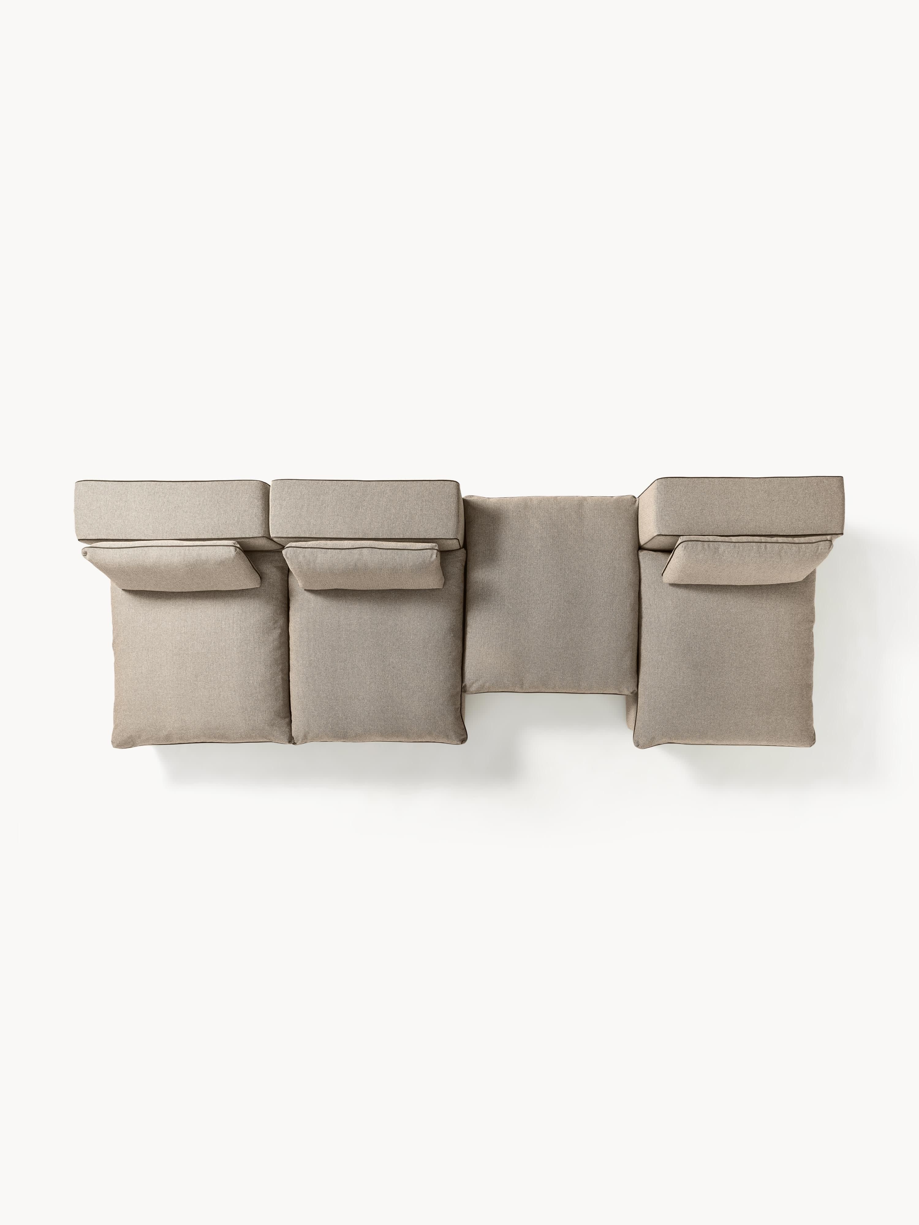 Modulaire XL bank Felix met poef (links/rechts)