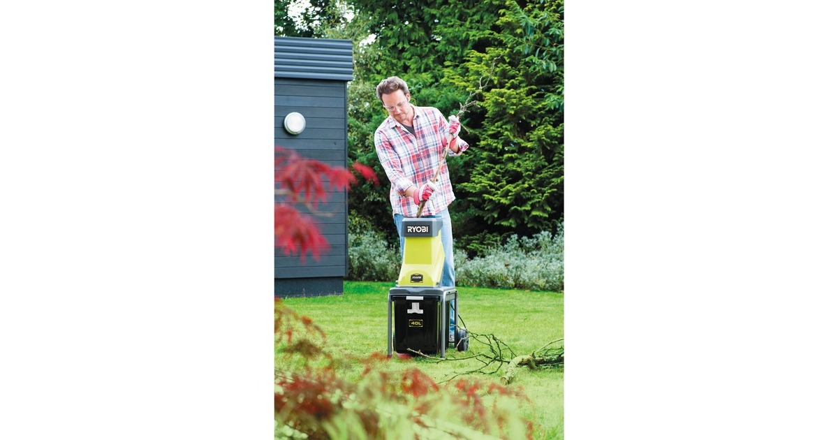 RyobiElektrische hakselaar RSH2545  (Groen/zwart, 2.500 Watt)