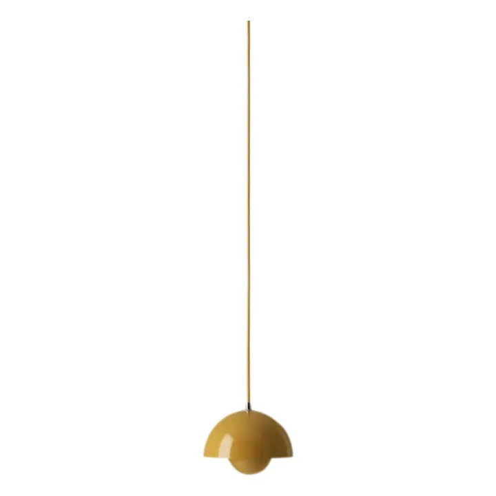 & Tradition Suspension Flowerpot VP10, Verner Panton | Jaune moutarde