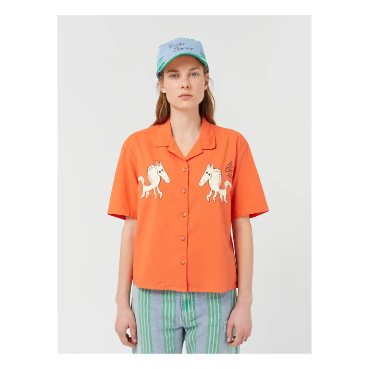 Bobo Choses Chemise Cheval Blanc x Smallable | Orange
