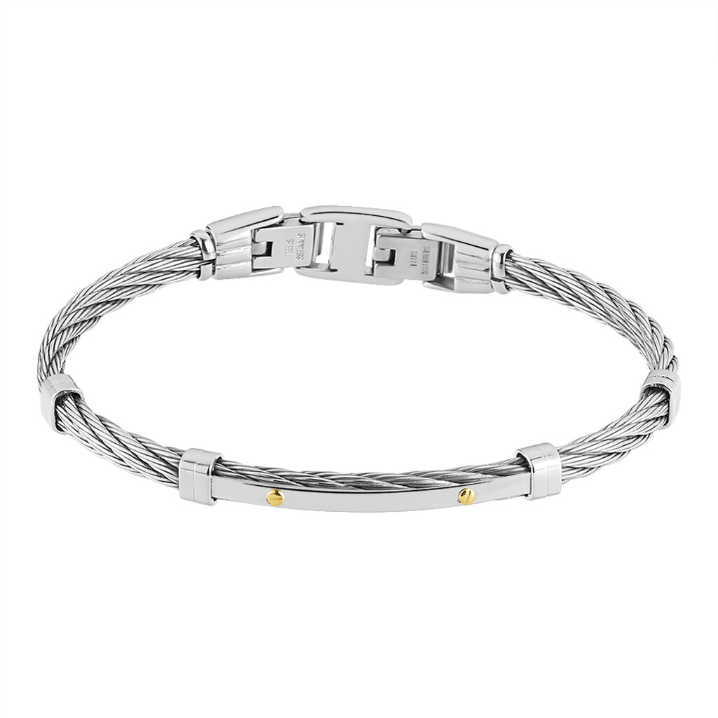 Bracelet Sarenne Acier Bicolore