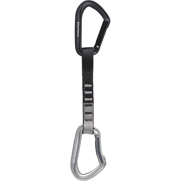 Dégaine escalade BLACK DIAMOND HOTFORGE QUICKDRAW 16CM LIGHT GRAY