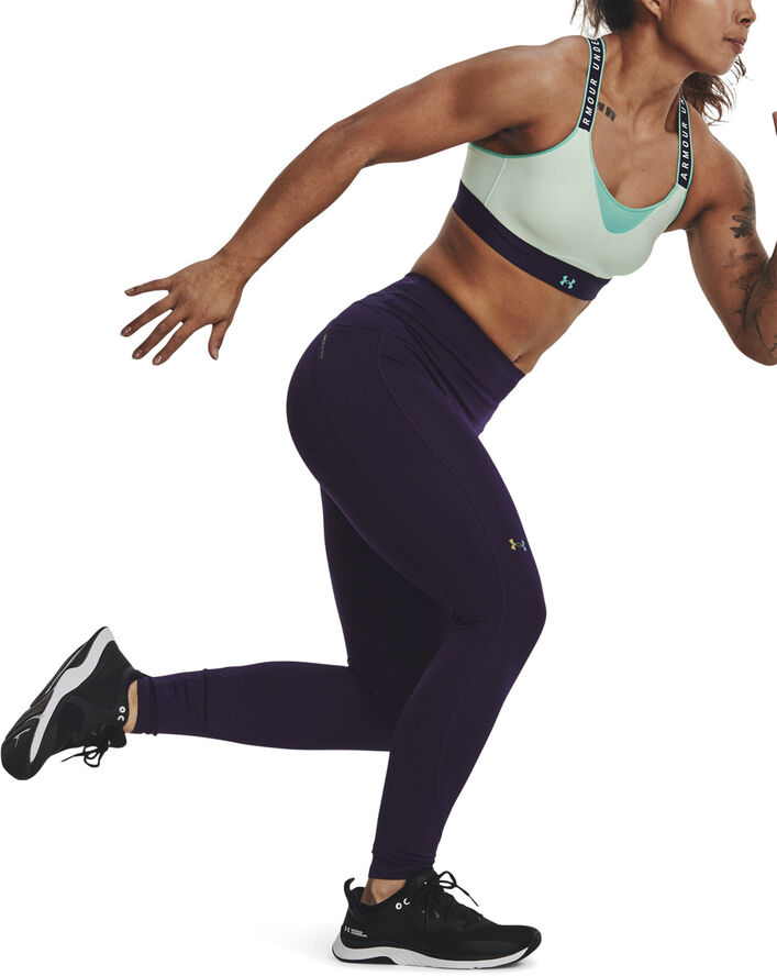 Under Armour Rush No-Slip Waistband træningstights Lilla