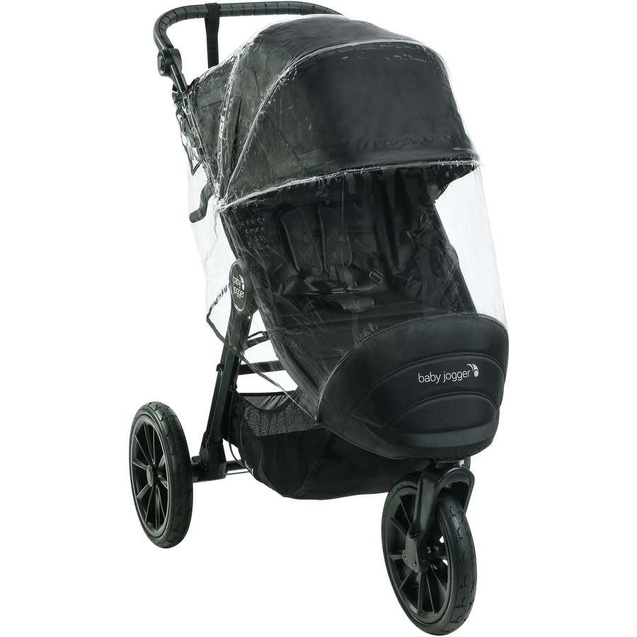 baby jogger Kombi-Kinderwagen City Elite 2 Opulent Black inklusive Babywanne, Sicherheitsbügel und Wetterschutz