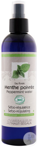 Laboratoire Du Haut-Ségala Eau De Menthe Poivrée Biologique Sébo-Régulatrice Peaux Acnéiques 250ml