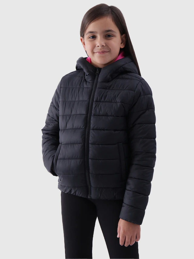 4F Steppjacke mit Kapuze