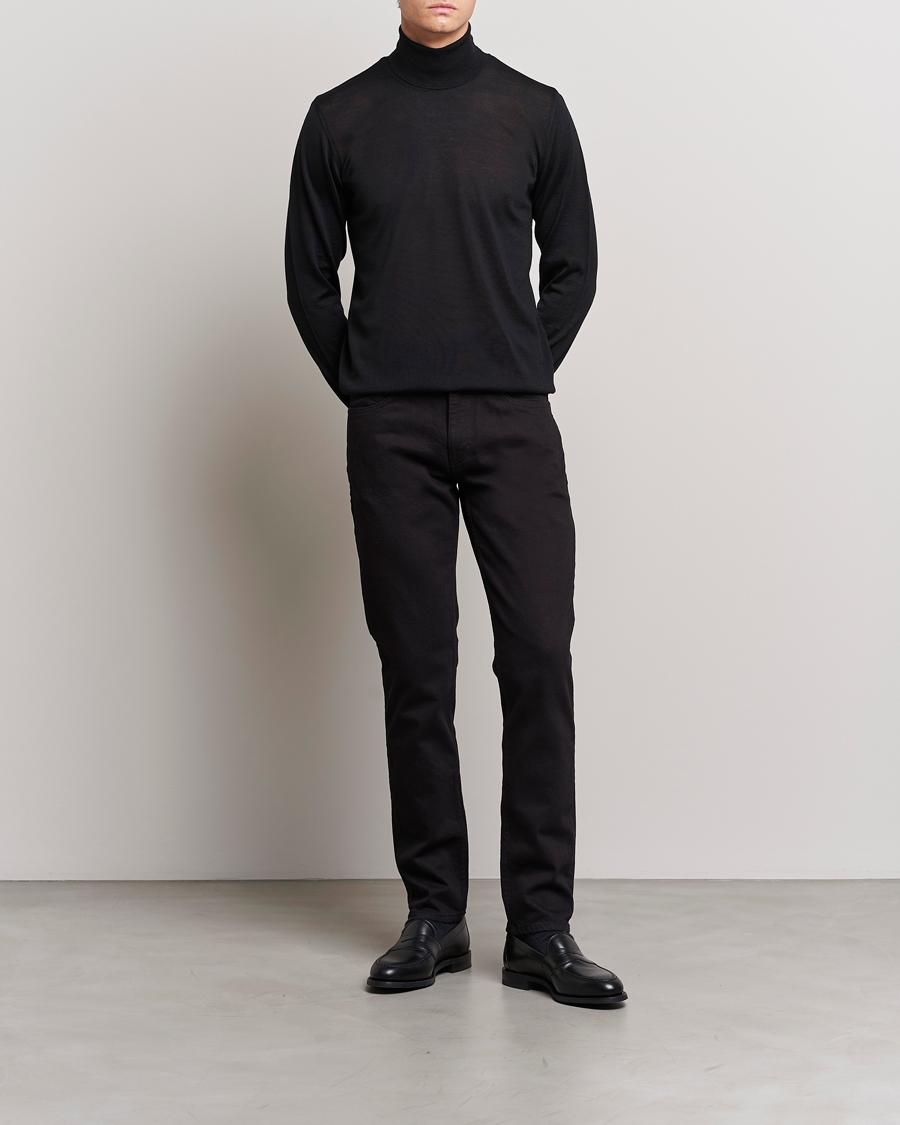 Oscar Jacobson Albert Cotton Stretch Jeans Black