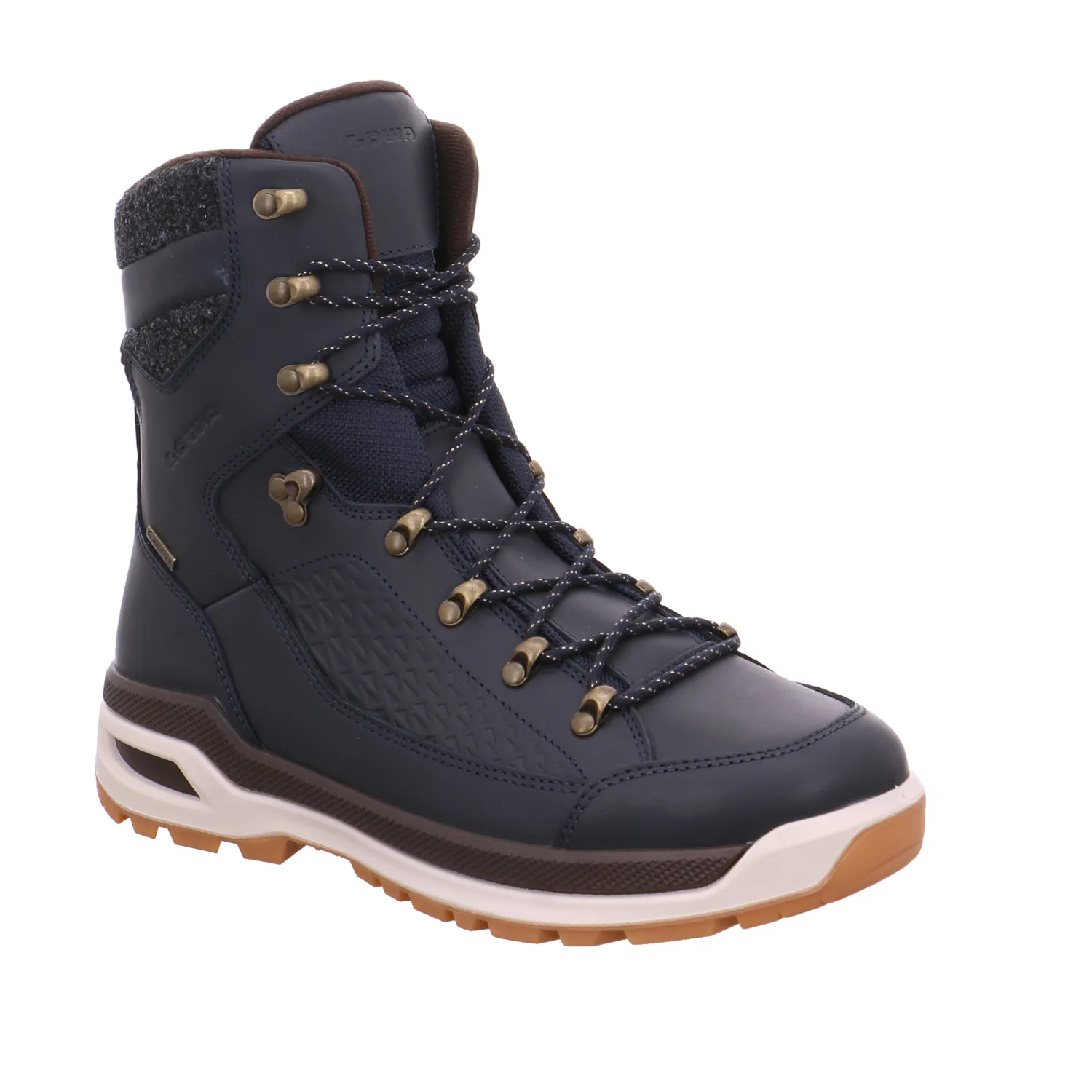 LOWA Snowboots Olive Leder