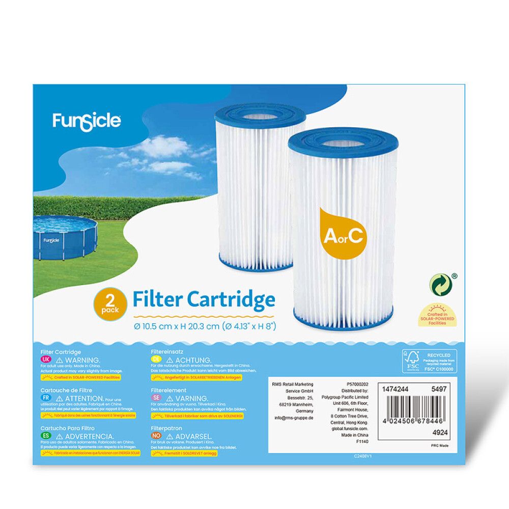 BASSENGFILTER A/C PATRON 2STK