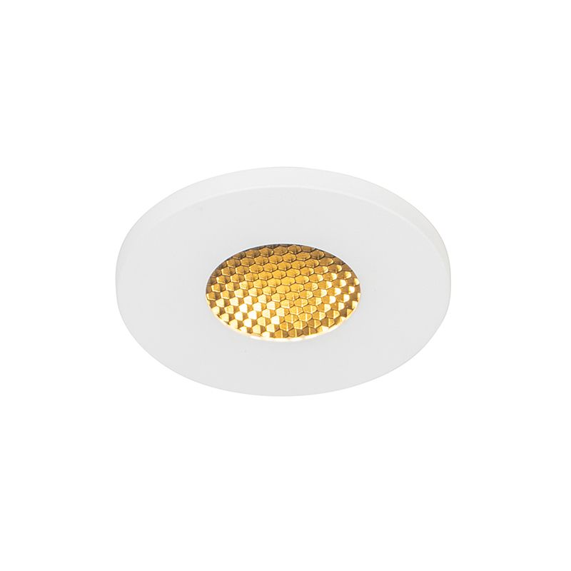 Moderne badkamer inbouwspot wit IP54 - Shed Honey