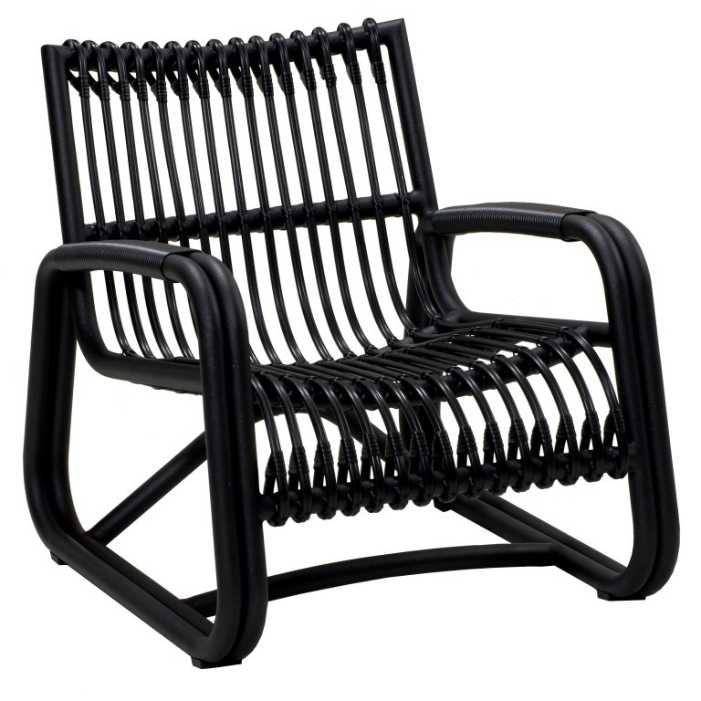 Cane-Line Curve Outdoor Lounge fauteuil lava