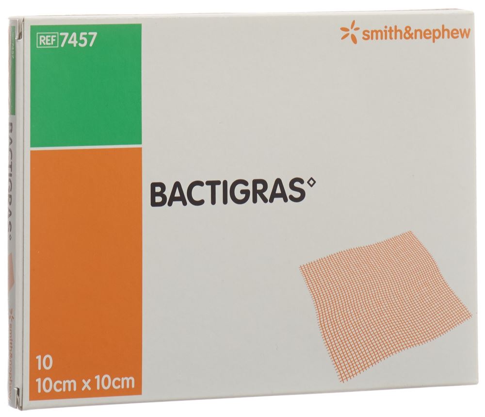 BACTIGRAS Gazeverband Gaze 10cmx10cm Btl 1 Stk