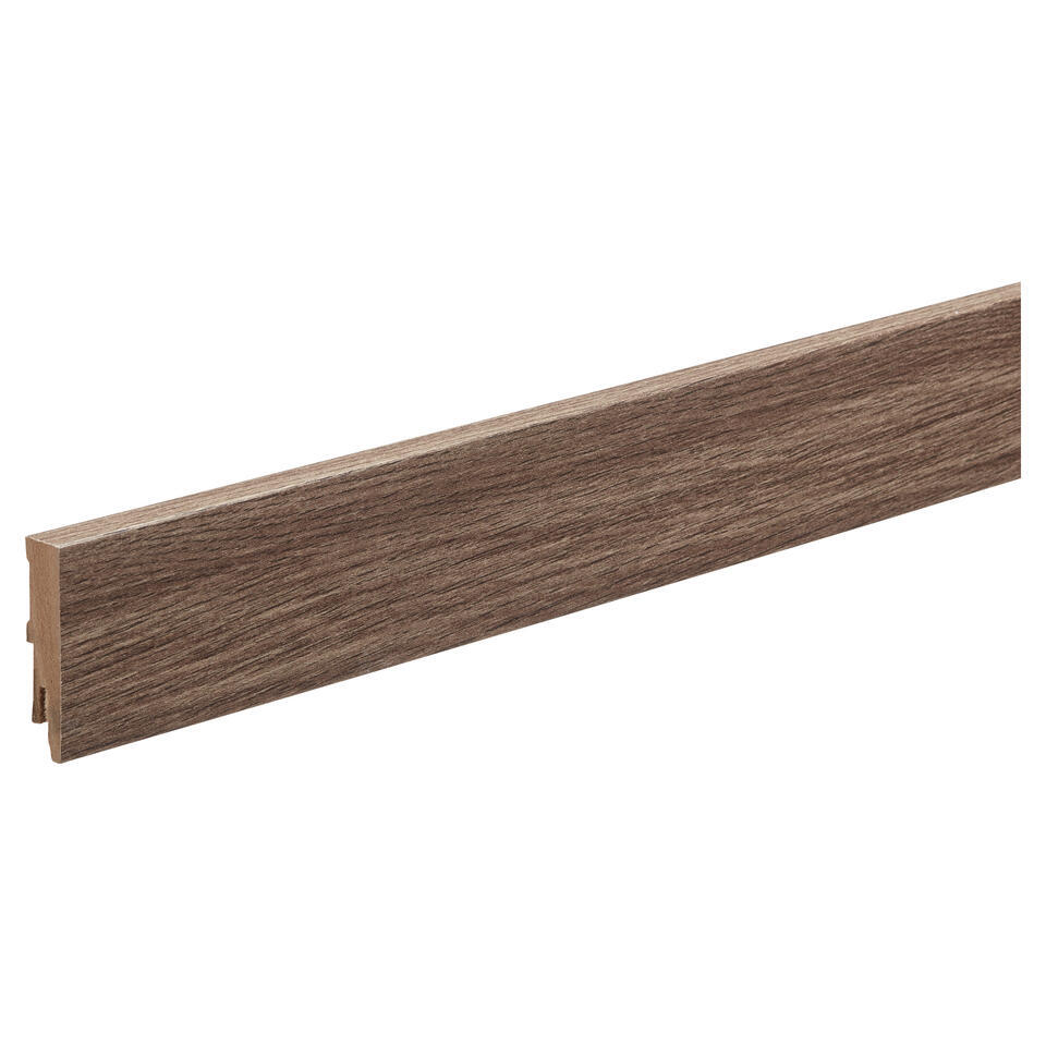 Plint Donker Eiken MDF 6,5 cm