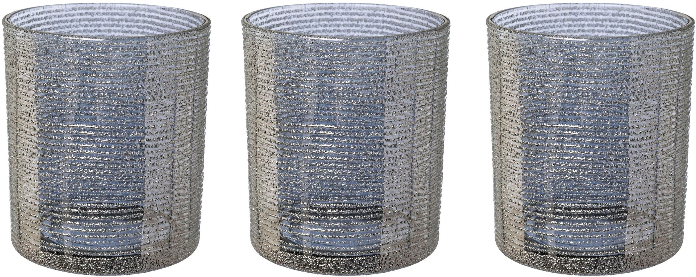 LeGer Home by Lena Gercke Teelichthalter »Kerzenhalter Ayva« aus Glas, mit edler Oberflächenstruktur