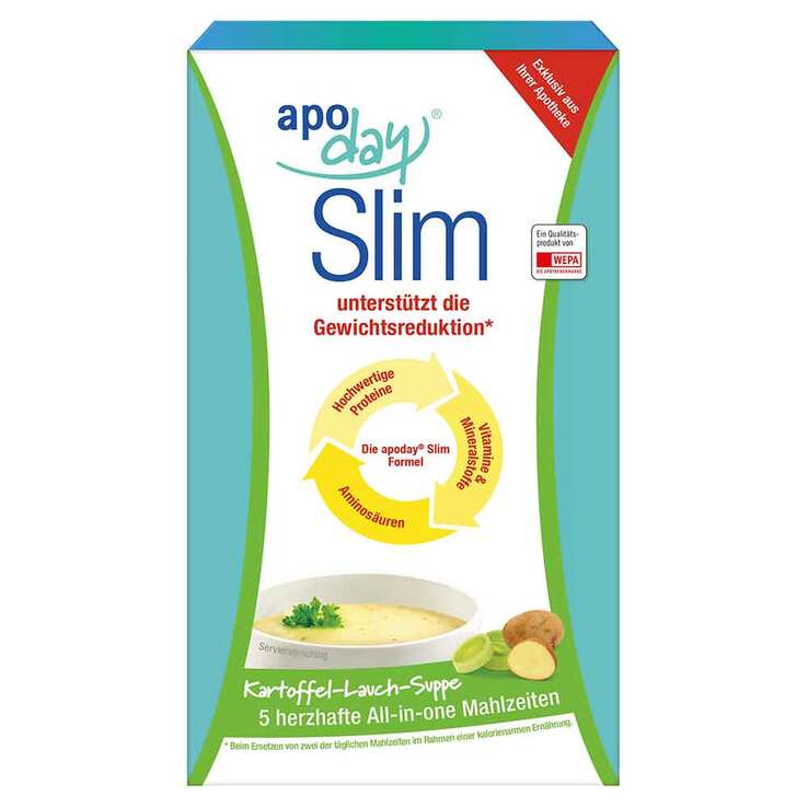 Apoday Kartoffel-Lauch Slim Pulver, 5X60 g