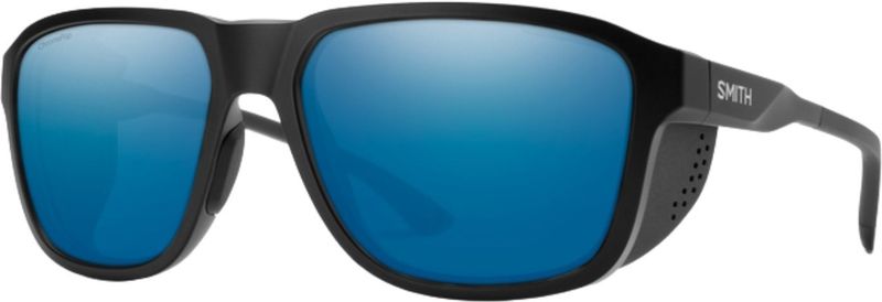 Smith - Embark Matte Black - Zonnebril - Zwart - ChromaPop Glass Polarized Blue Mirror