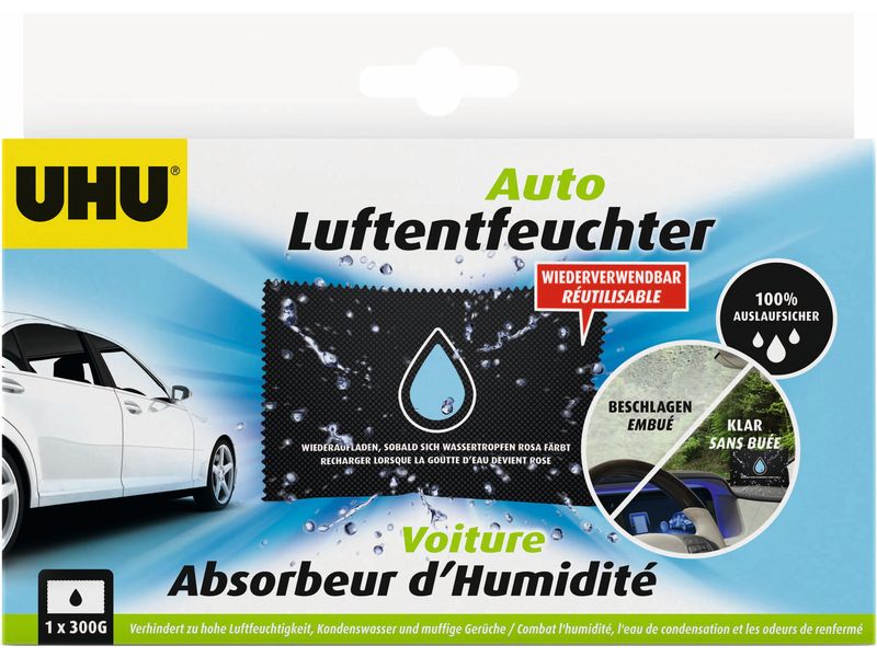 UHU Entfeuchter Auto 300 g Luftentfeuchter für Fahrzeuge