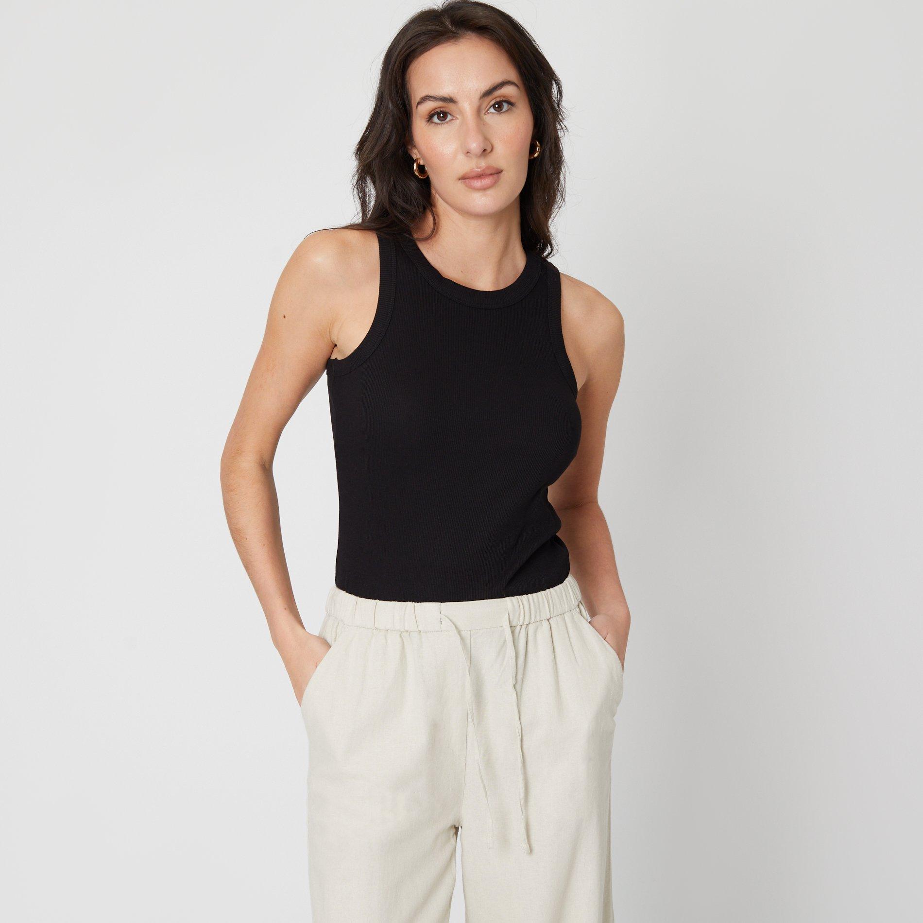 Be You Ladies Rib Racer Vest