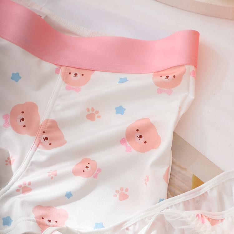 Pancherry - Cartoon Print Boxershorts / Set