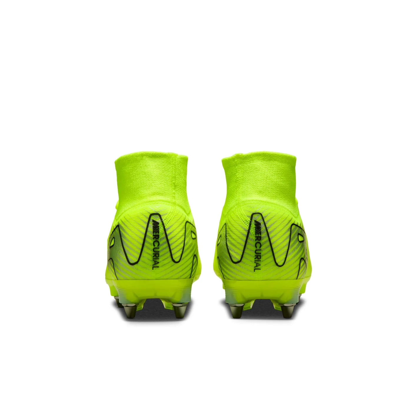 Nike Zoom Mercurial Superfly 10 Elite IJzeren-Nop Voetbalschoenen (SG) Neongeel Zwart Zilver