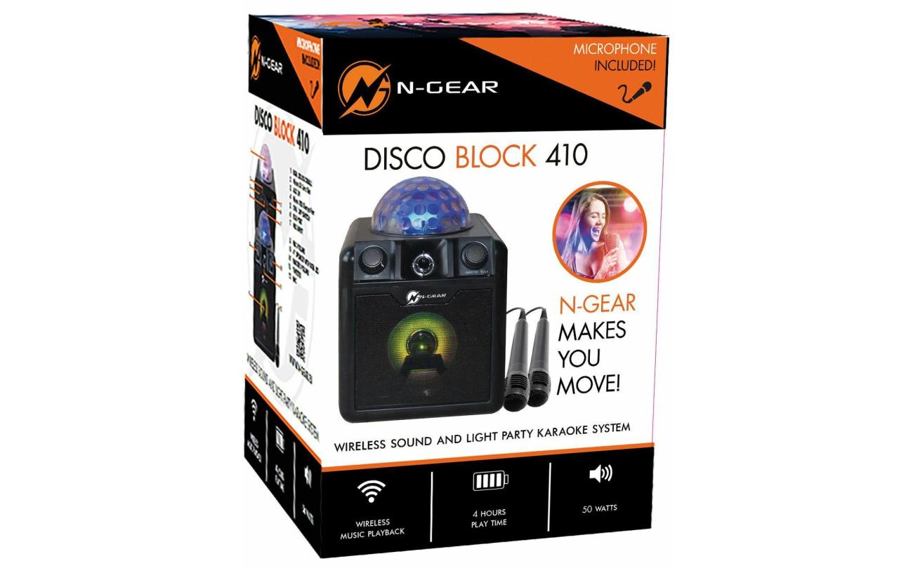 N-Gear Disco Block 410 Bluetooth Zwart