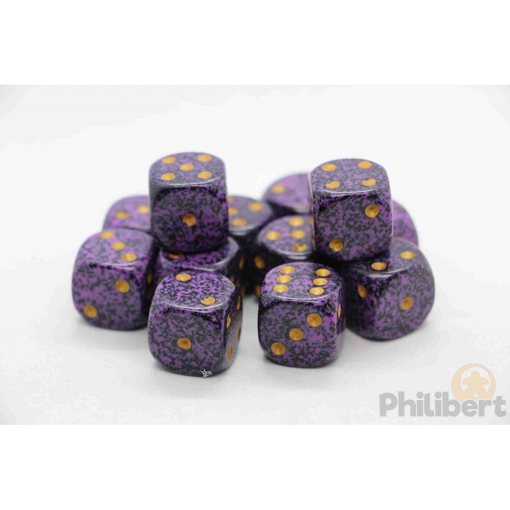 Set de 12 Dés 6 Faces Speckled