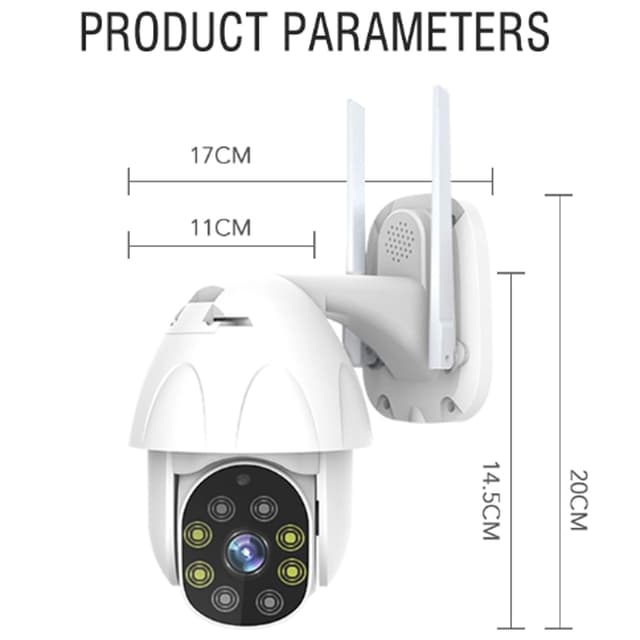 Udendørs Wi-Fi / IP kamera 2mpixel TUYA komp.