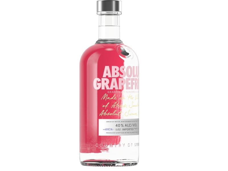 Absolut Vodka Grapefruit 0.7 l Frisch-fruchtige, hochprozentige Spirituose auf Getreidebasis
