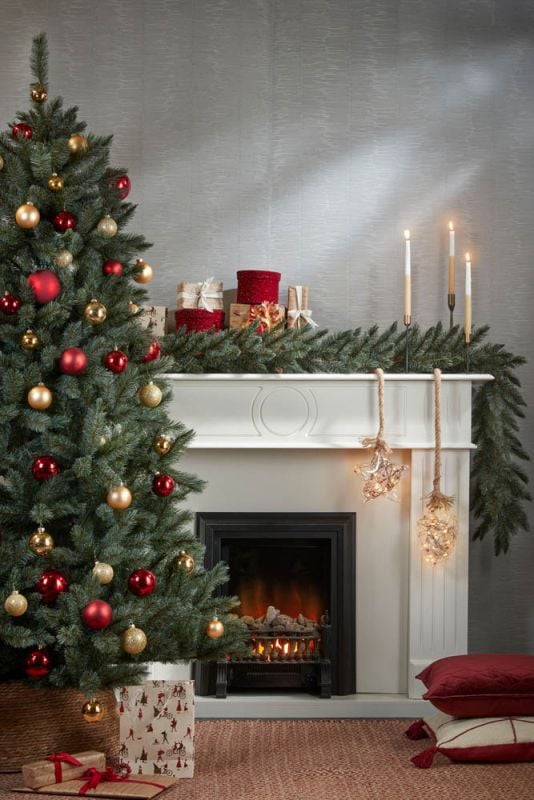 House of seasons - Kerstboomrok - Bruin - 58x26x26 cm