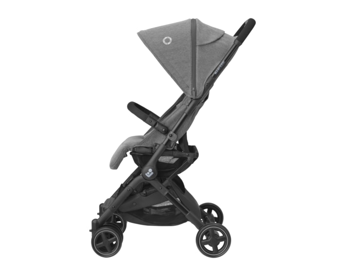 Lara² 0 - 4 Y   0 - 22 kg    Äußerst kompakt und federleicht |    Gepolsterter und atmungsaktiver Sitz |    Zwei Einkaufskörbe |    Kompatibel mit Baby-Autositzen  |