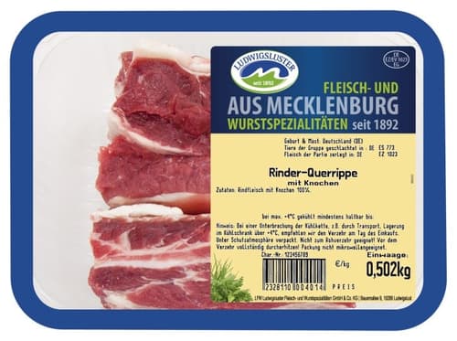 Ludwigsluster Rind-Querrippe