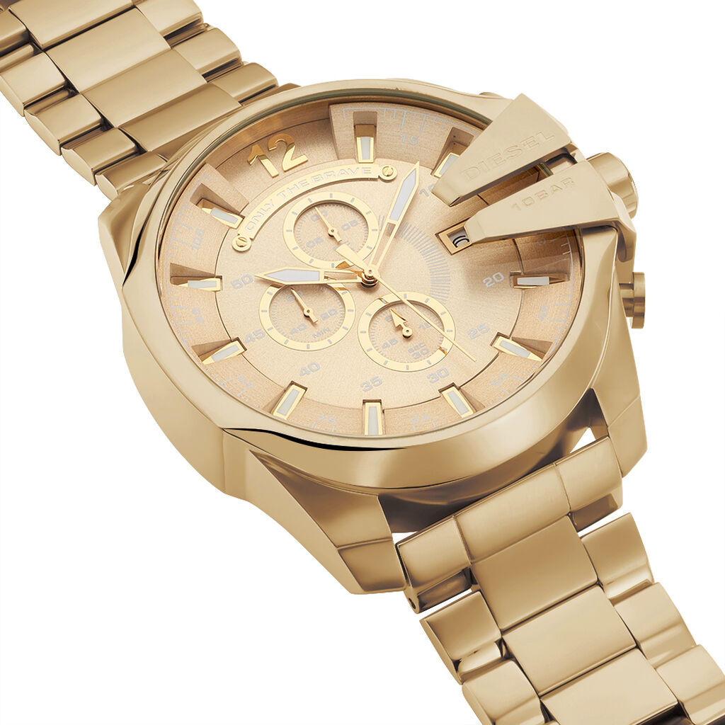 Montre Diesel Mega Chief Champagne