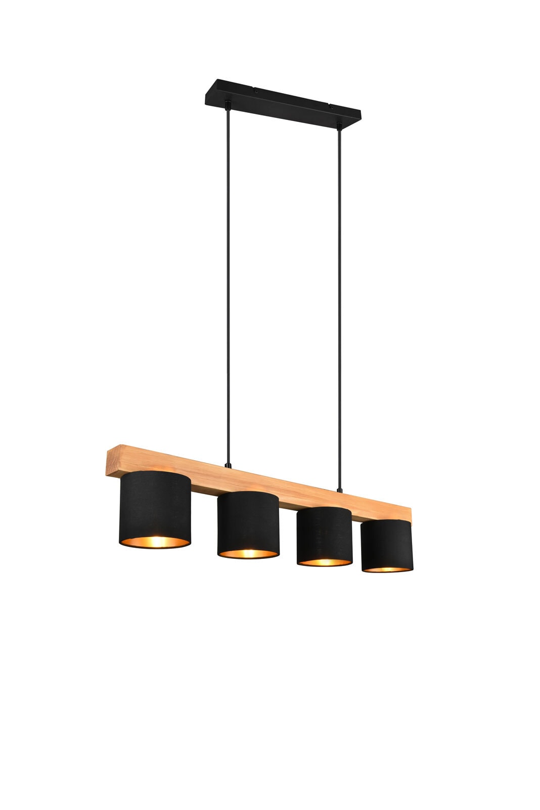 Retrofit Pendellampe CAMERON schwarz