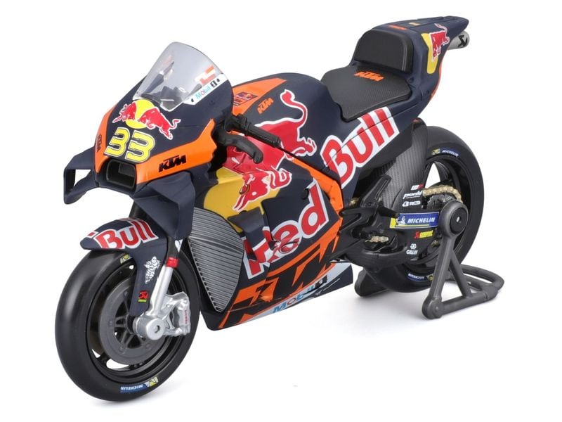 Maisto Motorrad MotoGP Red Bull KTM #33 Binder 2023 1:18 Sammlermodell im Massstab 1:18