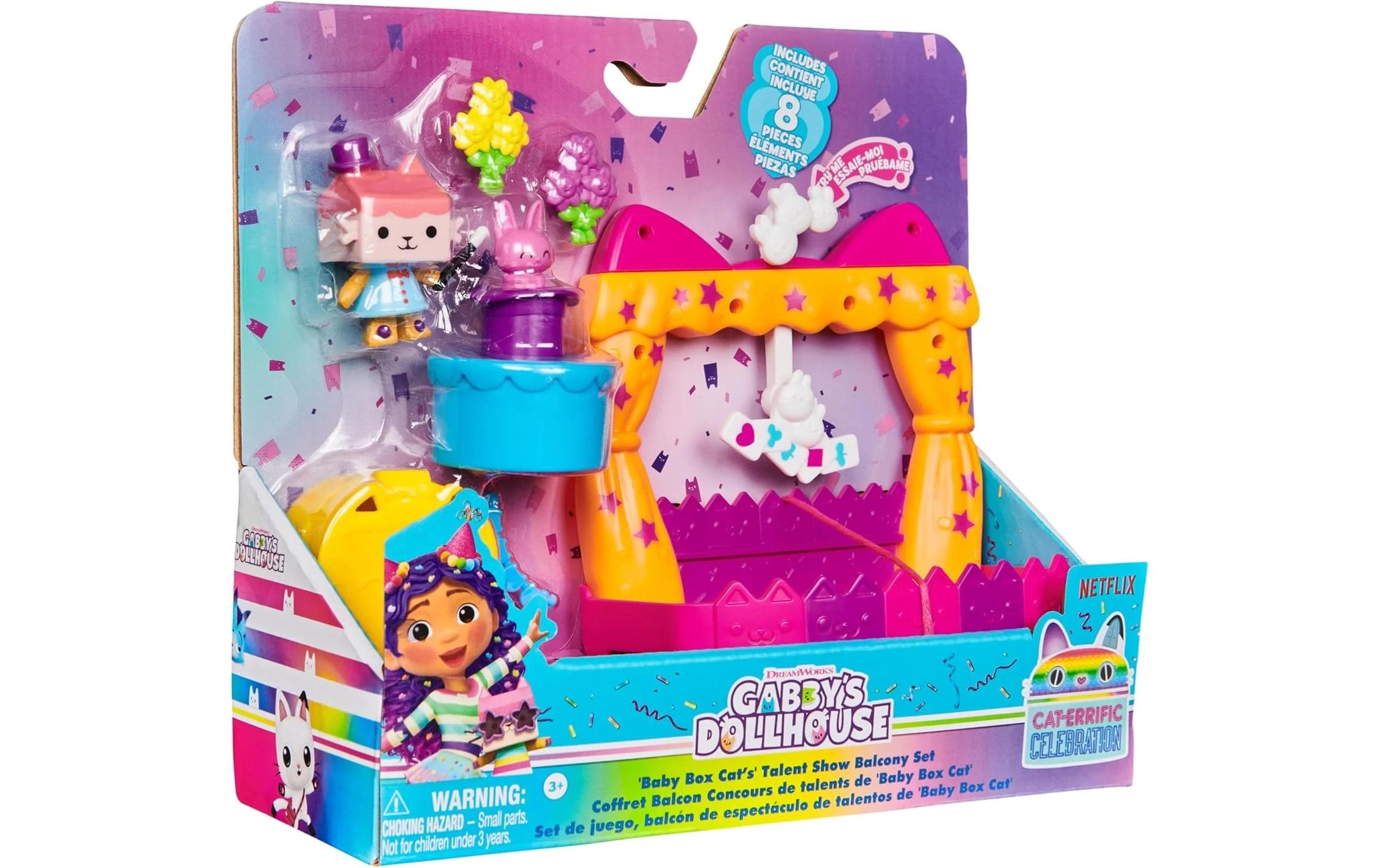 Gabby's Dollhouse Cat's Talent Show Balcony SetSpielset