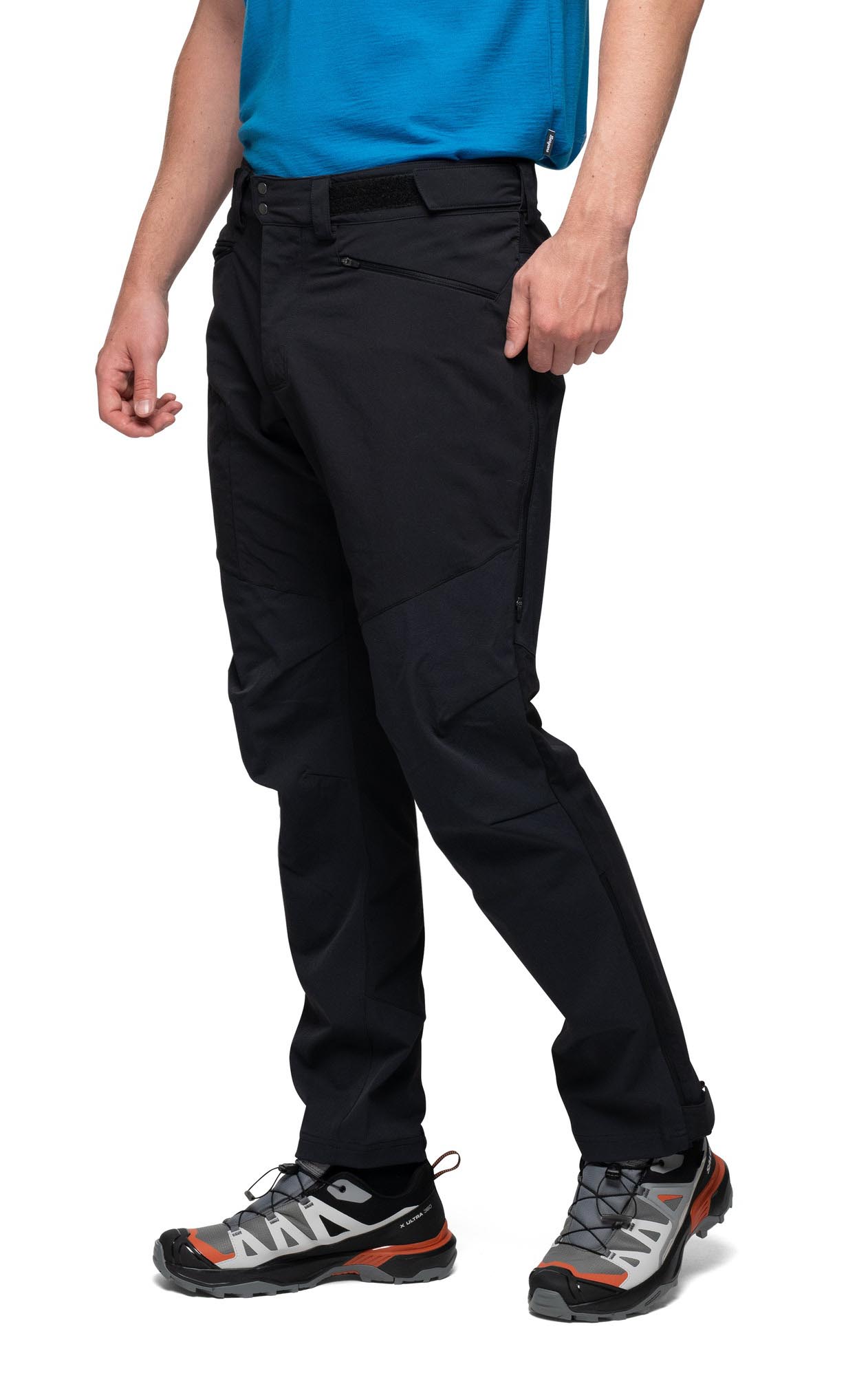Rabot Softshell Pants Herre Black/Dark Shadow Grey