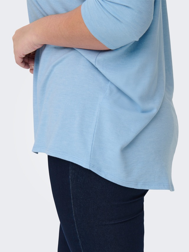 ONLY CARMAKOMA 3/4-Arm-Shirt »CARLAMOUR 3/4 TOP JRS NOOS«