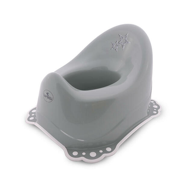 Pot anatomique bébé LITTLE STARS Gris - LORELLI