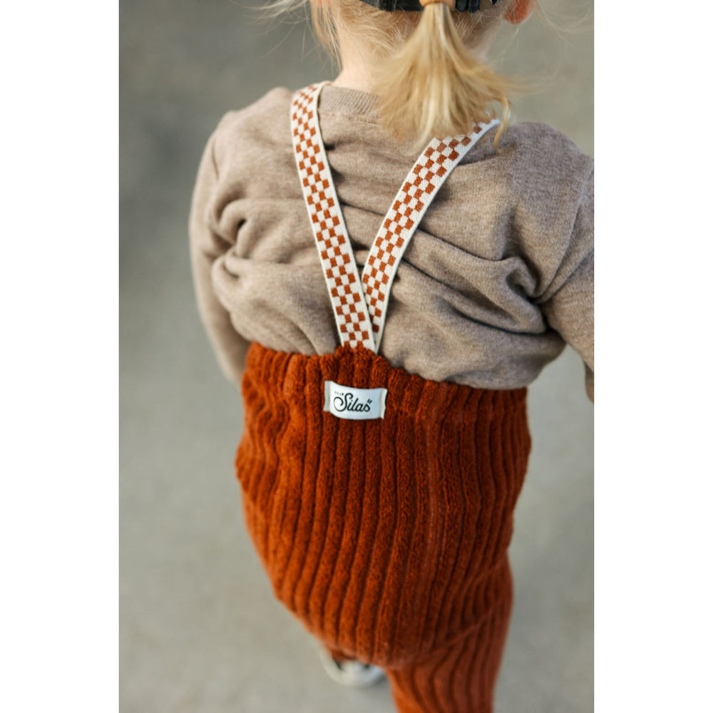 Køb Silly Silas Cinnamon Checked Granny Teddy Footless Leggings