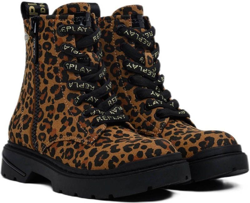 REPLAY - Joplin 16D - Veterboots - Cognac/Zwart