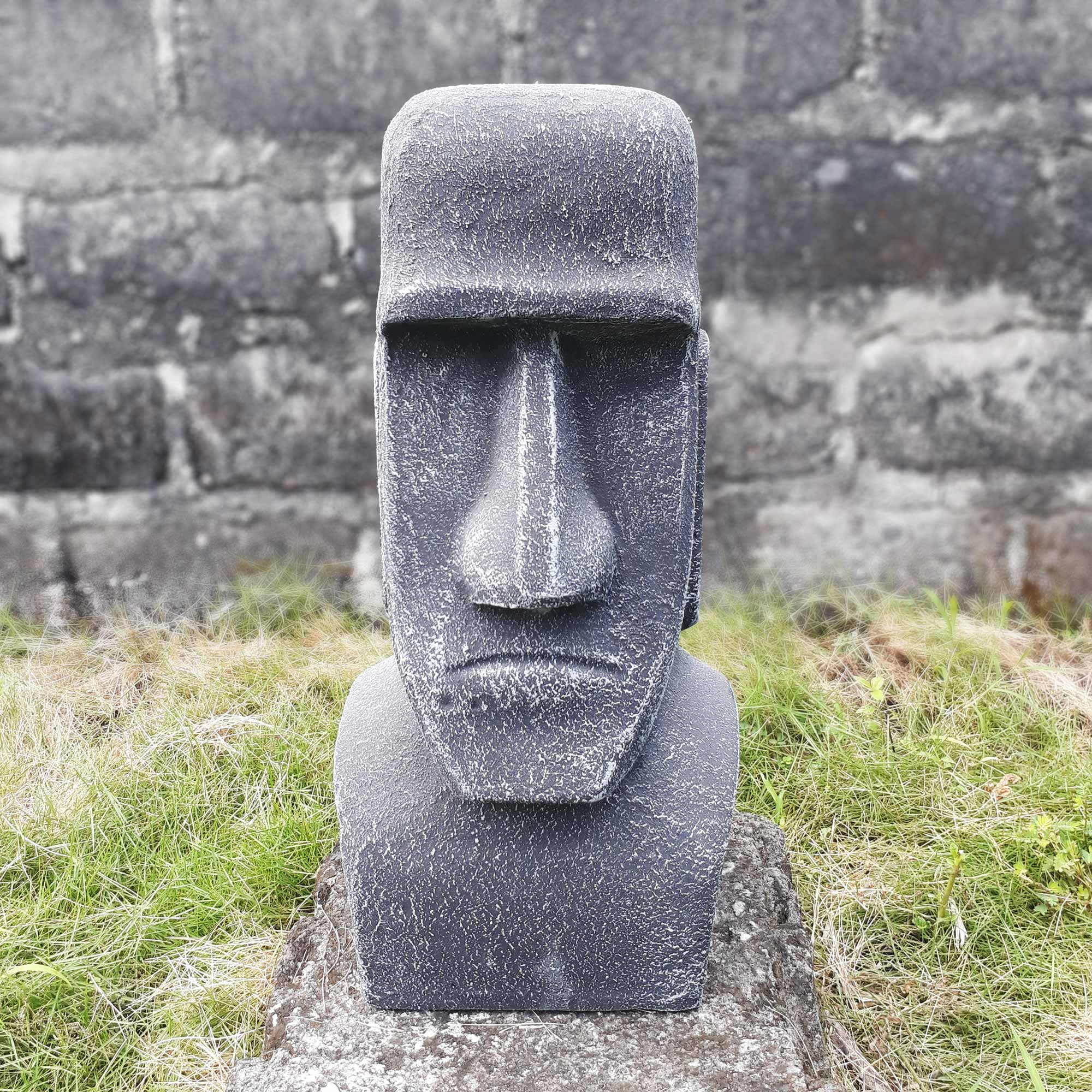 Zementfigur 'Moai', H 52 cm, B 24 cm, T 25 cm günstig bestellen
