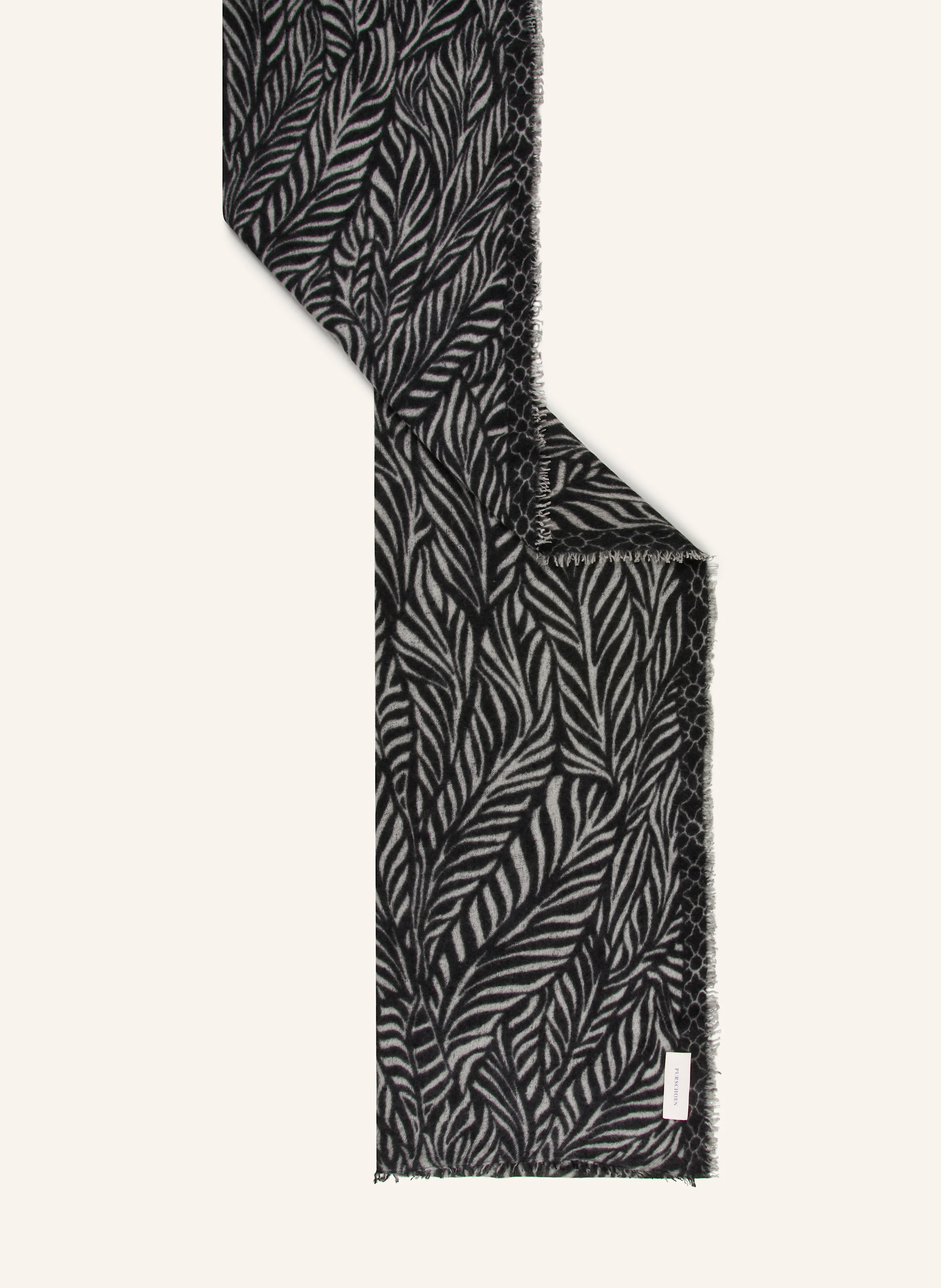 PURSCHOEN Cashmere-Schal LEAFGARDEN